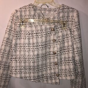 Black & White Mini-skirt Suit (like-new appearance)